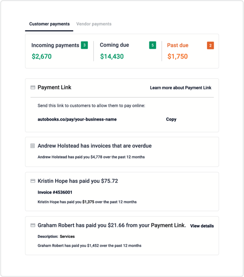 Autobooks_dashboard_UI