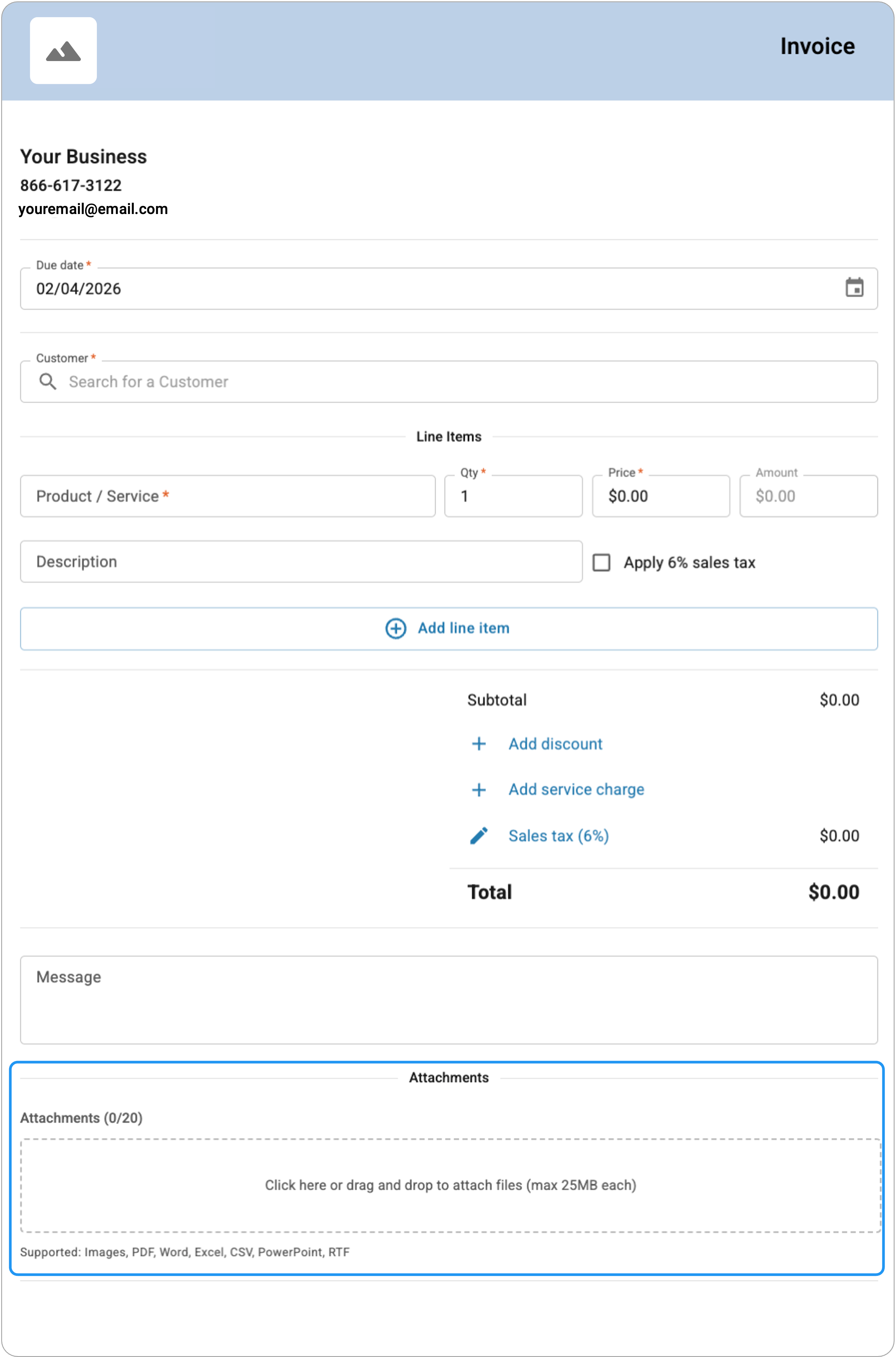 Attach documents to invoices: a quick guide